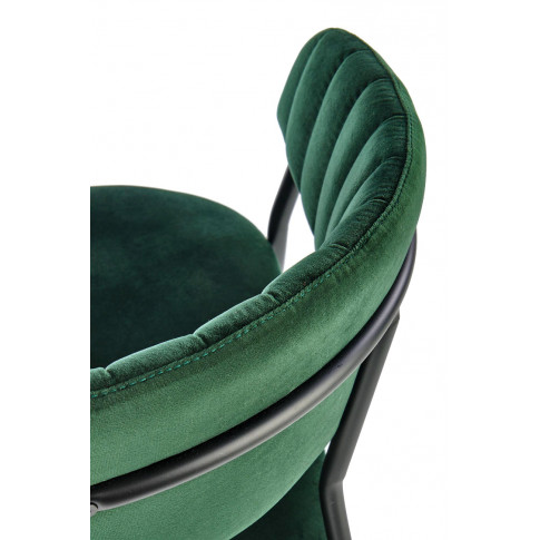 Zielone nowoczesne krzesło Eledis 3X