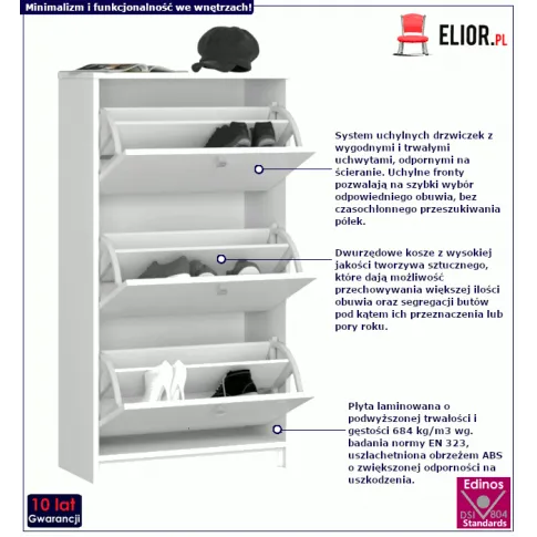 Szafka Scarpi: cechy produktu