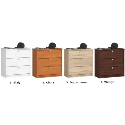 Szafka Alfinete: dostępne kolory