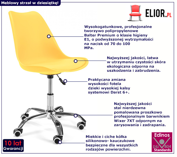 Fotel obrotowy dla dzieci Aranox