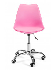 Fotel obrotowy dla dziewczynek różowy - Paris w sklepie Edinos.pl