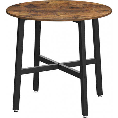 stolik z metalowymi nogami w stylu loft Besi