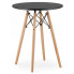 czarny stolik do salonu w stylu skandynawskim Emodi 3X