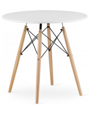 Biały nowoczesny stół w stylu skandynawskim - Emodi 4X w sklepie Edinos.pl