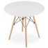 okrągły skandynawski stół z bukowymi nogami Emodi 5X