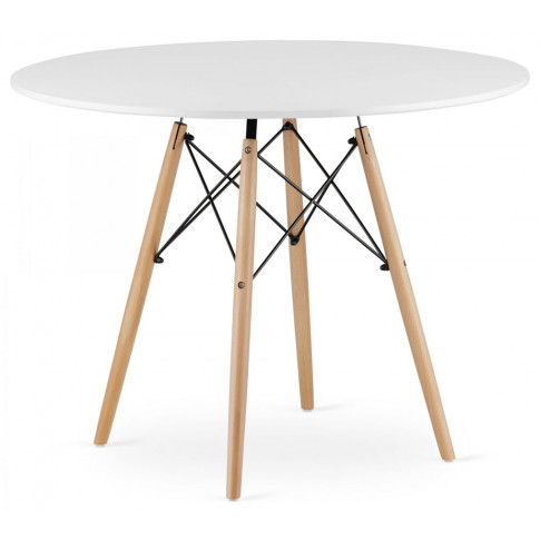 okrągły nowoczesny stół do salonu Emodi 6X