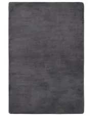 Antracytowy prostokątny dywan do salonu 200x140 cm - Revix