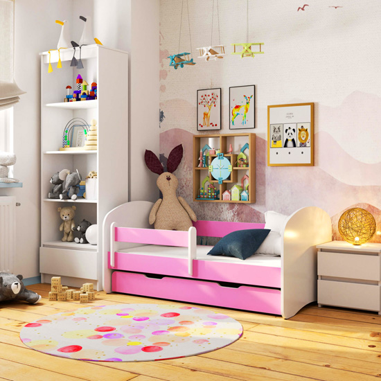 Łóżko dla dziewczynki z szufladą Elea 5X