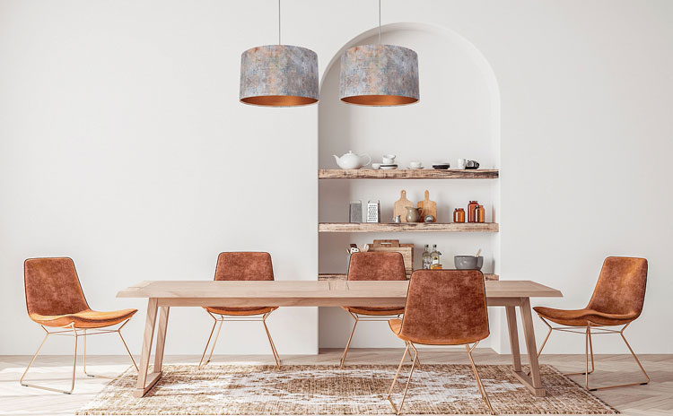 Nowoczesna lampa wisząca z okrągłym abażurem S357-Cresco