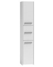 Biała nowoczesna stojąca szafka łazienkowa - Helta 2X w sklepie Edinos.pl