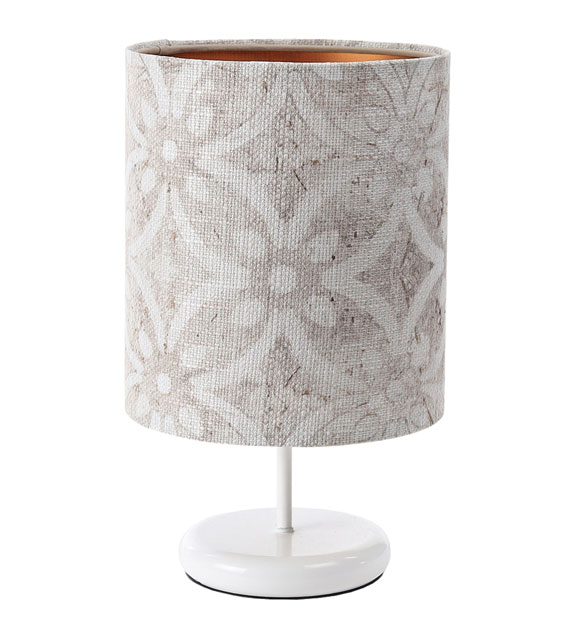 Lampka stołowa nocna z abażurem z tkaniny S364-Alkatra