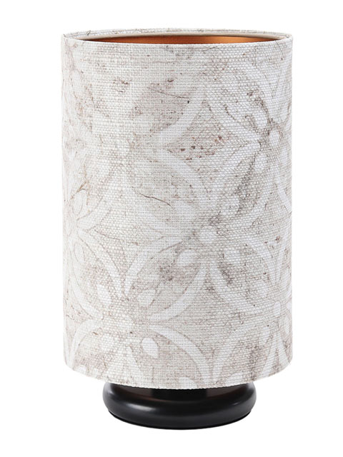 Nowoczesna lampa stołowa z tkaninowym kloszem S365-Alkatra