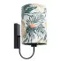 Lampa ścienna z abażurem w kwiaty S370-Hilva