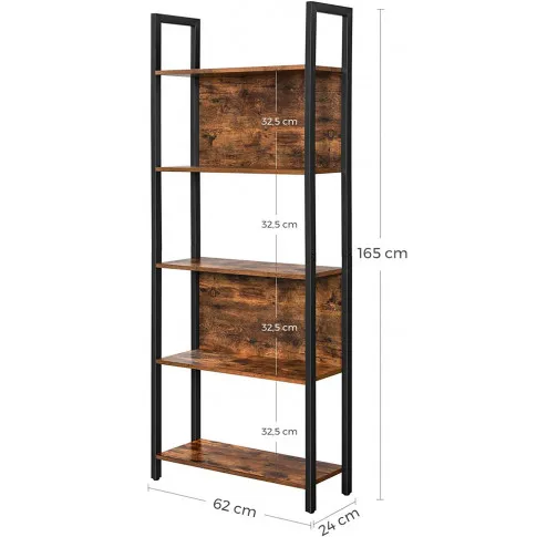 nowoczesny regał do gabinetu wymiary jorkis 4x