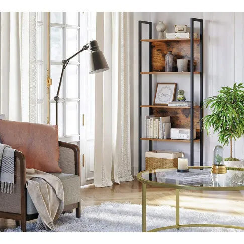 regały 5 półek do loftowego salonu jorkis 4x