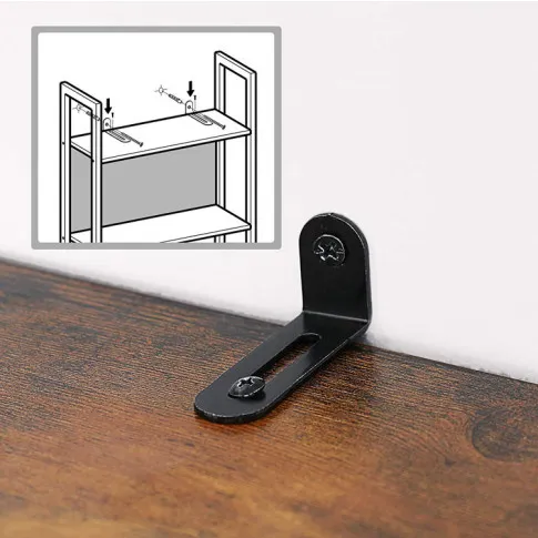 stabilizacja regału do ściany dla bezpieczeństwa jorkis 4x