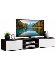 Szafka RTV biała + wenge - Armo w sklepie Edinos.pl