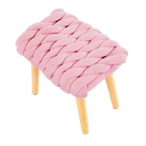 Tapicerowany taboret Hakon