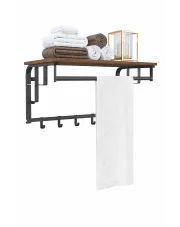 Półka z wieszakami do przedpokoju - Helior 13X w sklepie Edinos.pl