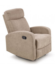 Beżowy fotel rozkładany - Bover 2X w sklepie Edinos.pl