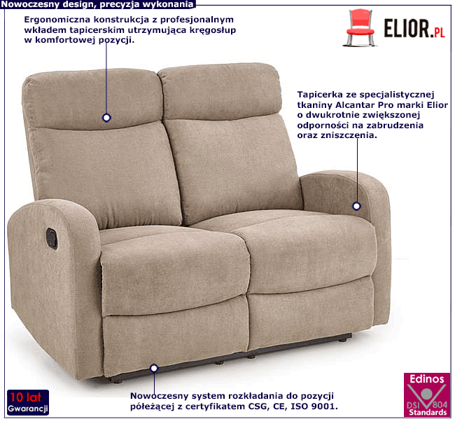 Sofa rozkładana Bover 3X