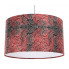 Czerwono-biała lampa wisząca nad stół z wzorem - S374-Ardela