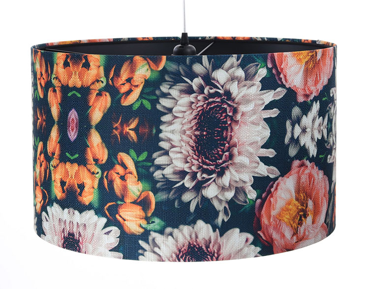 Nowoczesna lampa wisząca nad stół z motywem kwiatowym S380-Nikko