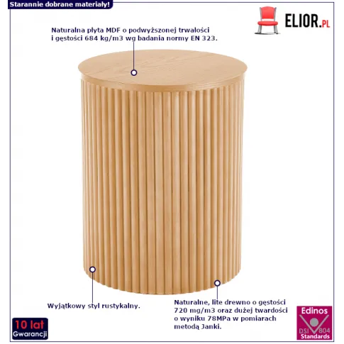 Okrągły stolik kawowy Arvores 4X