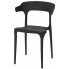 4 czarne nowoczesne krzesła eldorado