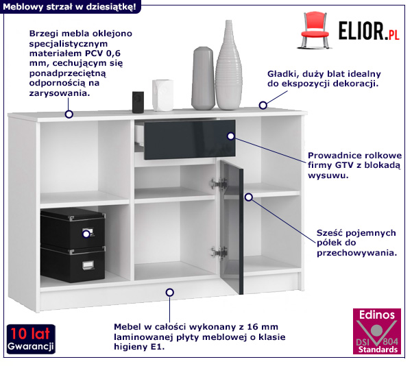 Nowoczesna komoda Bereno 4X