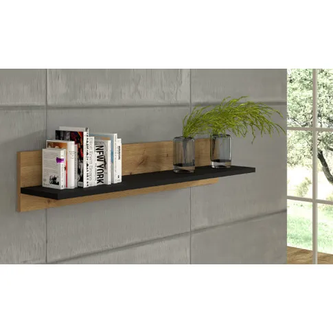 Wizualizacja aranżacji z wykorzystaniem półki ściennej Imatra 9X