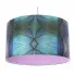 Różowa lampa wisząca z okrągłym kloszem - S389-Korgi