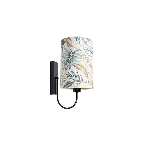 Lampa ścienna tuba z motywem monstery S401-Magra