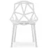 nowoczesny zestaw 4 białych krzeseł do kuchni timori