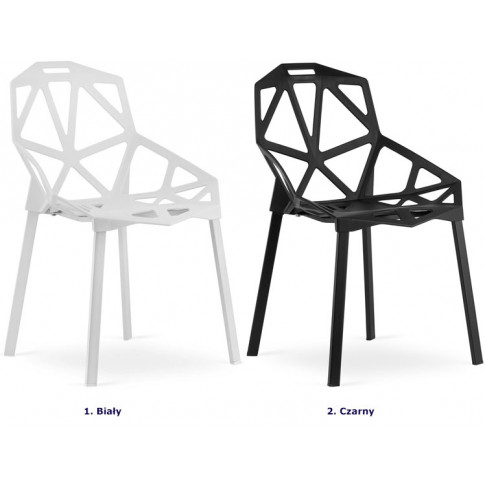 kolory zestawu 4 szt nowoczesnych krzeseł do salonu timori