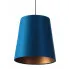 Granatowo-miedziana lampa wisząca glamour - S402-Dinos