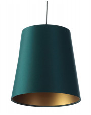 Zielono-złota lampa wisząca w stylu glamour - S403-Arva w sklepie Edinos.pl