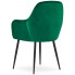 2x eleganckie zielone krzesło welurowe do jadalni negros