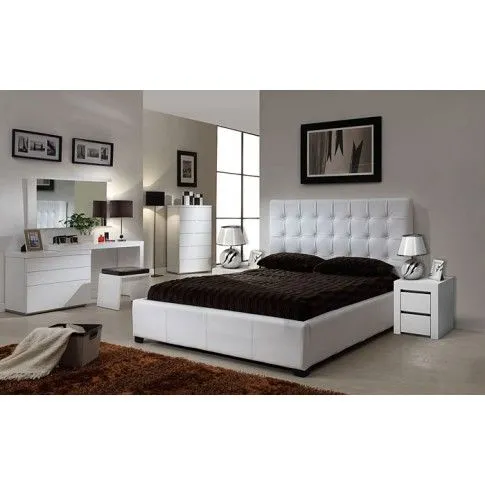 Zdjęcie biała szafka nocna Grefos 2X | Edinos.pl