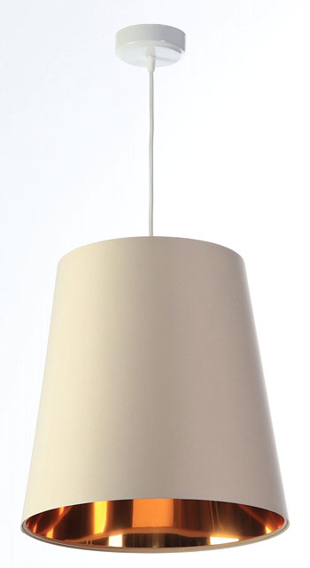 Kremowa lampa wisząca nad stół do kuchni S405-Arva
