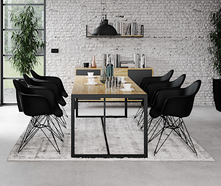 Produkt Dębowy stół industrialny - Sabul 5X