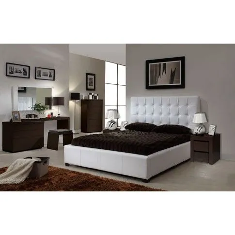 Zdjęcie szafka nocna do łóżka wenge Grefos 2X | Edinos.pl