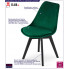 Nowoczesne zielone krzesło Erden 4S