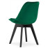 Zielone skandynawskie krzesło Erden 4S