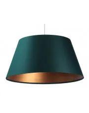 Zielona lampa wisząca glamour nad stół - S406-Ohra w sklepie Edinos.pl