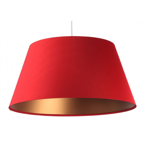 Czerwona lampa wisząca w stylu glamour S406-Ohra