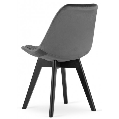Szare nowoczesne krzesło Erden 4S