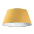 Żółto-biała lampa wisząca dzwon - S410-Roseto
