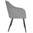 2x welurowe krzesło z eleganckimi przeszyciami w kolorze szarym wetar