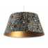 Welurowa lampa wisząca w rustykalne wzory - S412-Najra